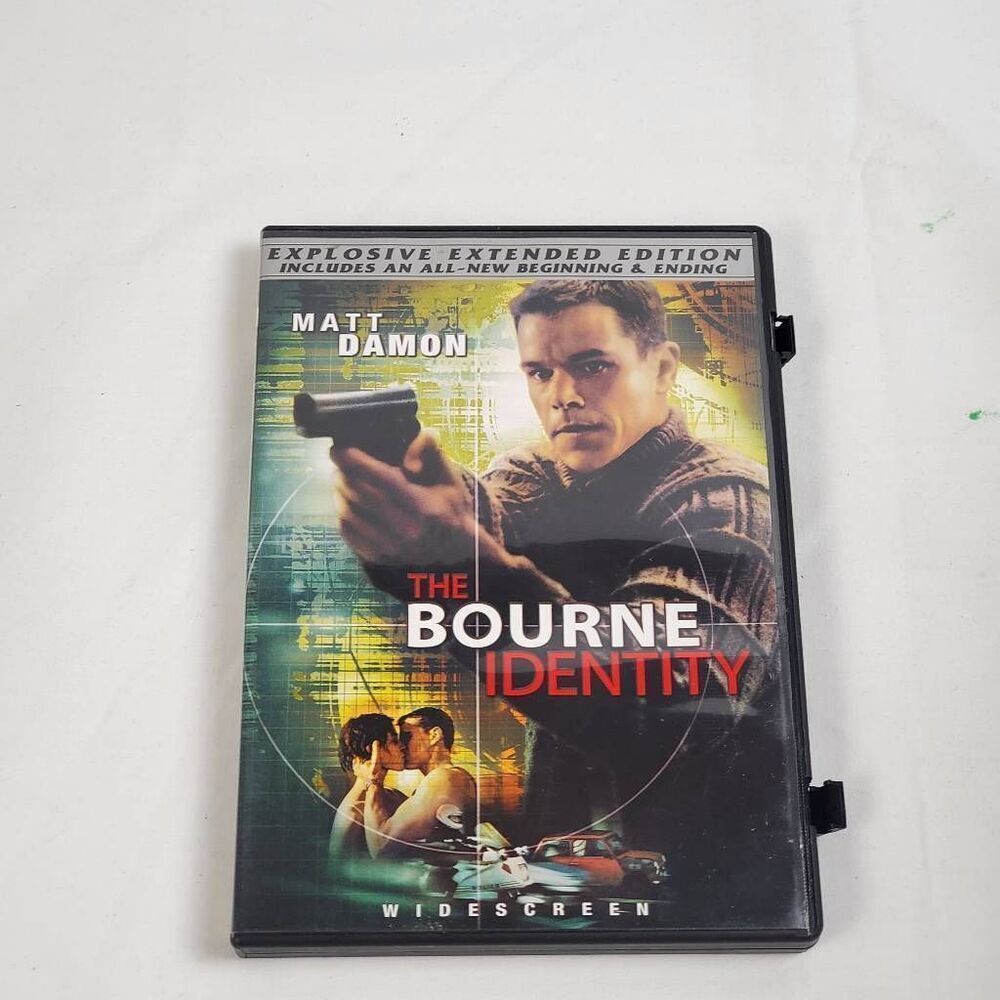 The Bourne Identity DVD Matt Damon Explosive Extended Edition Widescreen